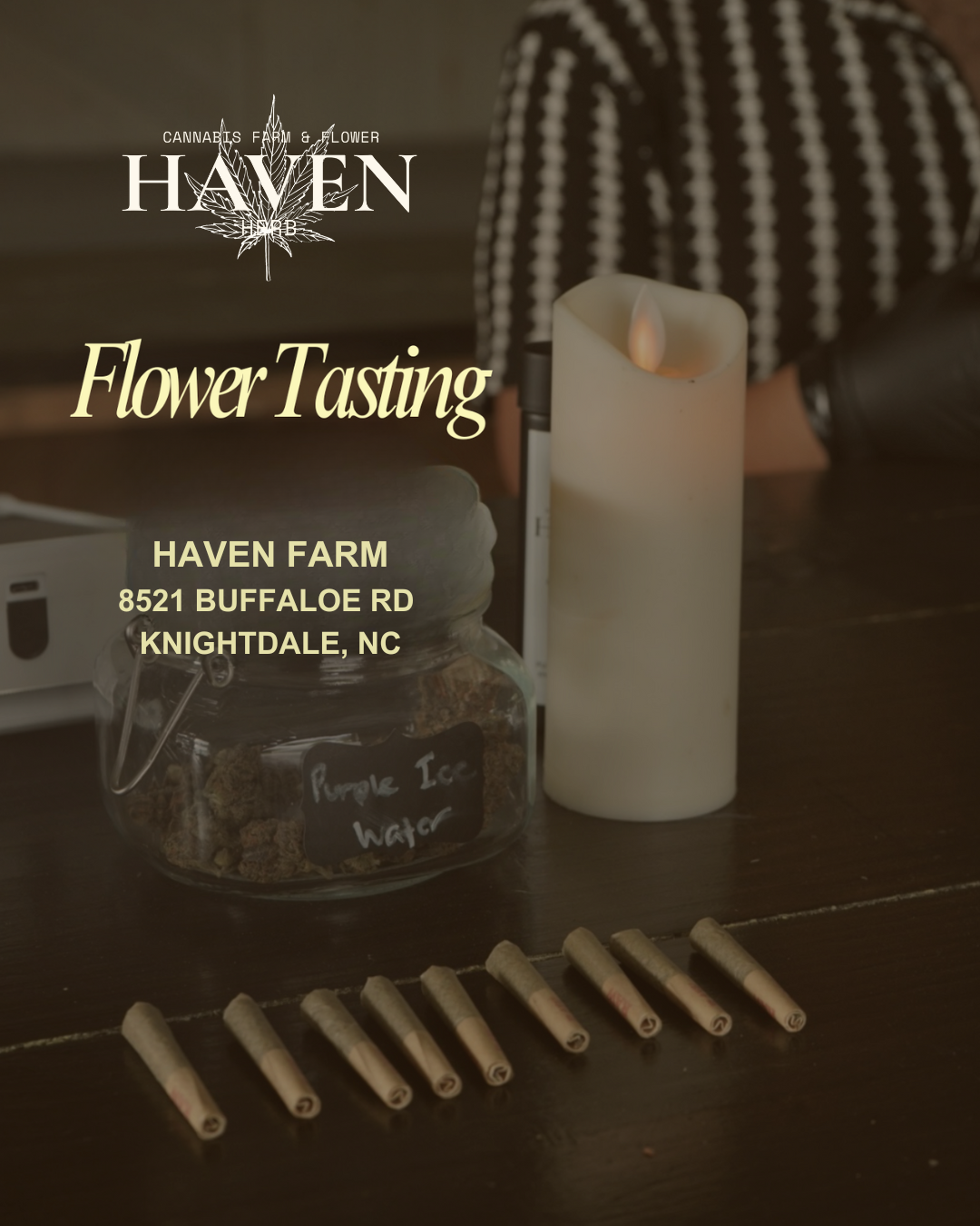 Flower Tasting Tickets (April 3 2026)