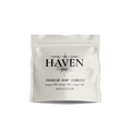 Haven Herb premium hemp focus gummies for adults with 20mg CBD 20mg CBG and 10mg CBC in white resealable pouch