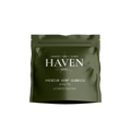 Haven Herb premium hemp gummies hybrid blend D9 edibles 30mg D9 in green resealable pouch